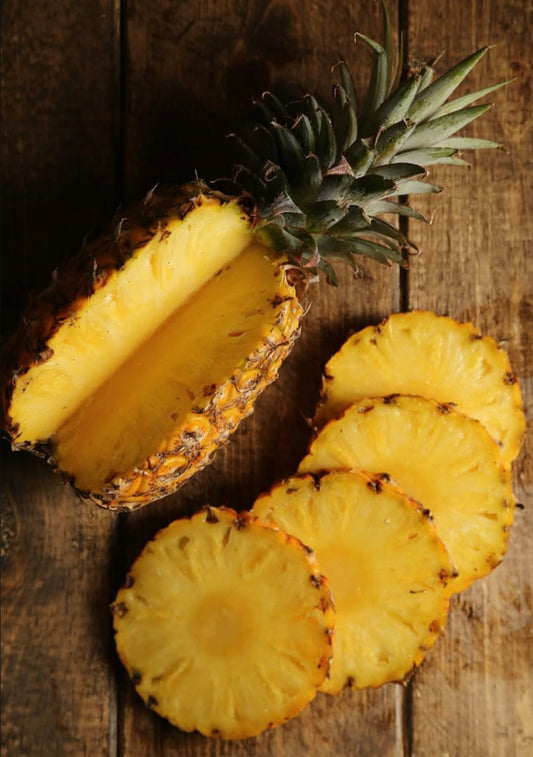 Salade d'ananas & son génésique au gingembre