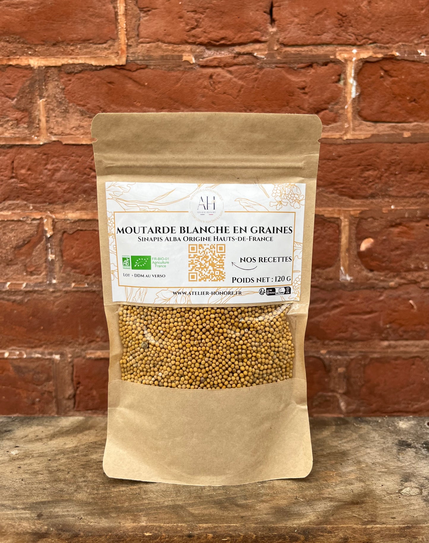 Graines blanches de moutarde Atelier Honoré