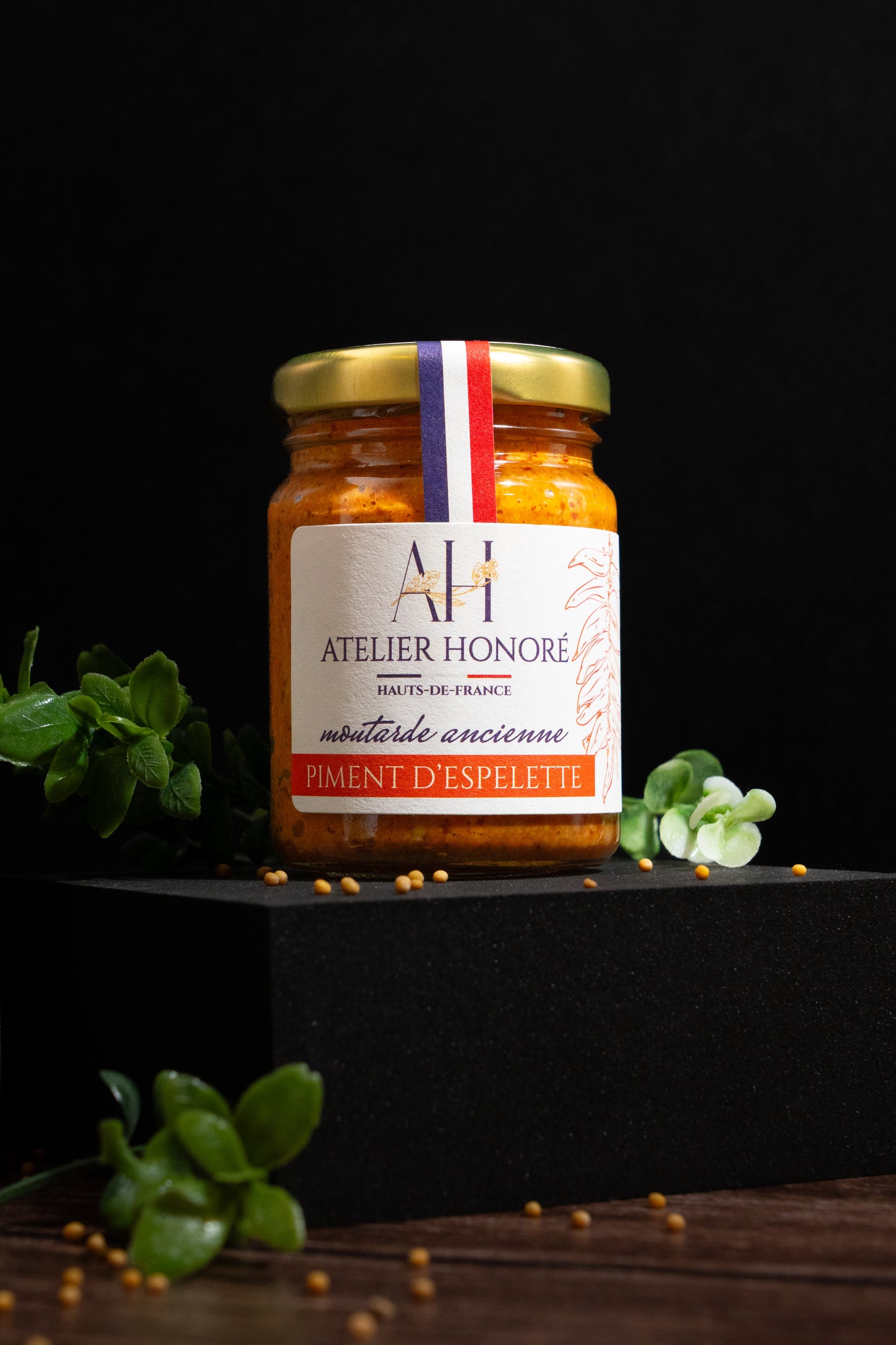 Moutarde à l'ancienne Piment d'Espelette