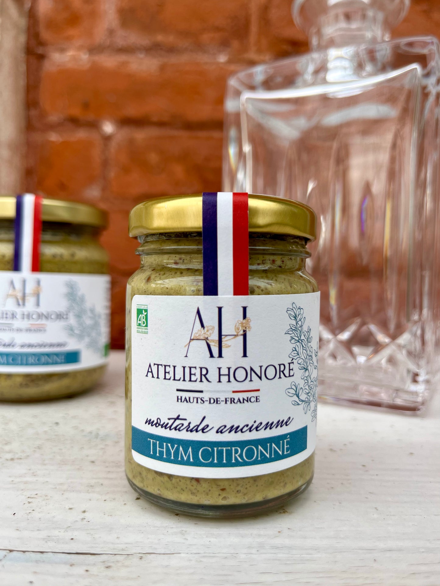Moutarde à l'ancienne Thym citronné
