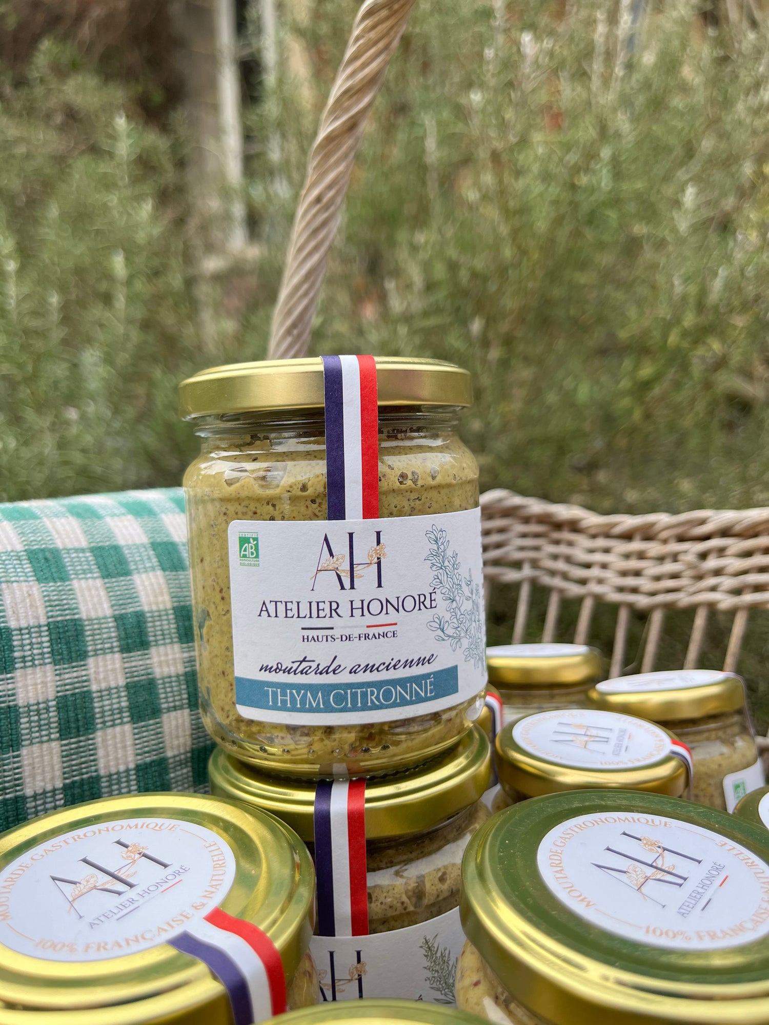 Moutarde à l'ancienne Thym citronné