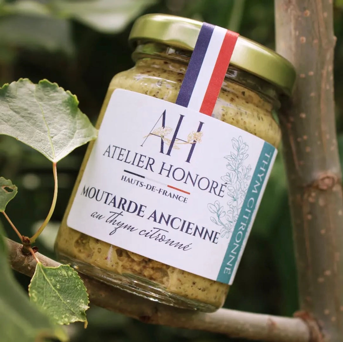 Moutarde à l'ancienne Thym citronné