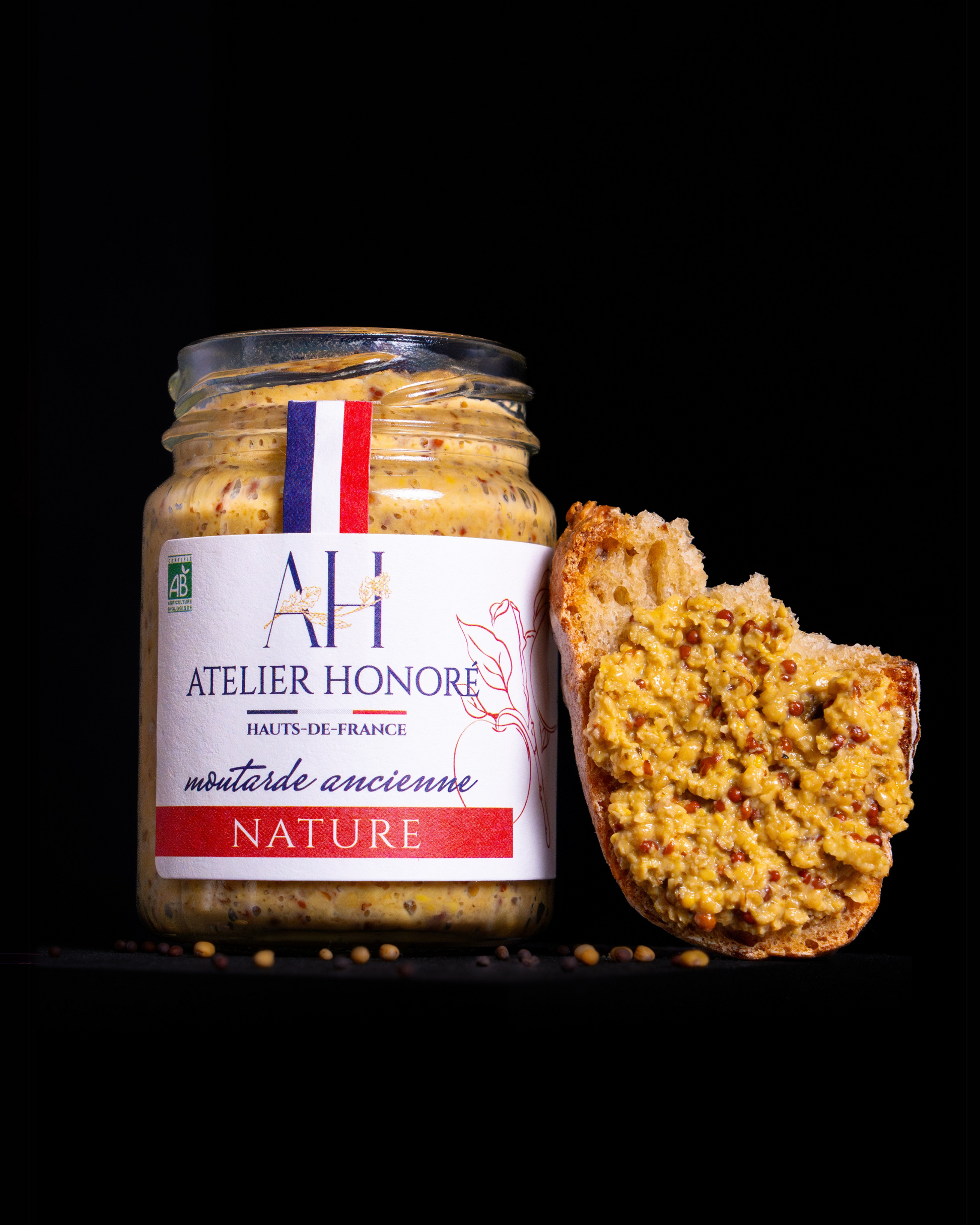 Moutarde à l'ancienne nature
