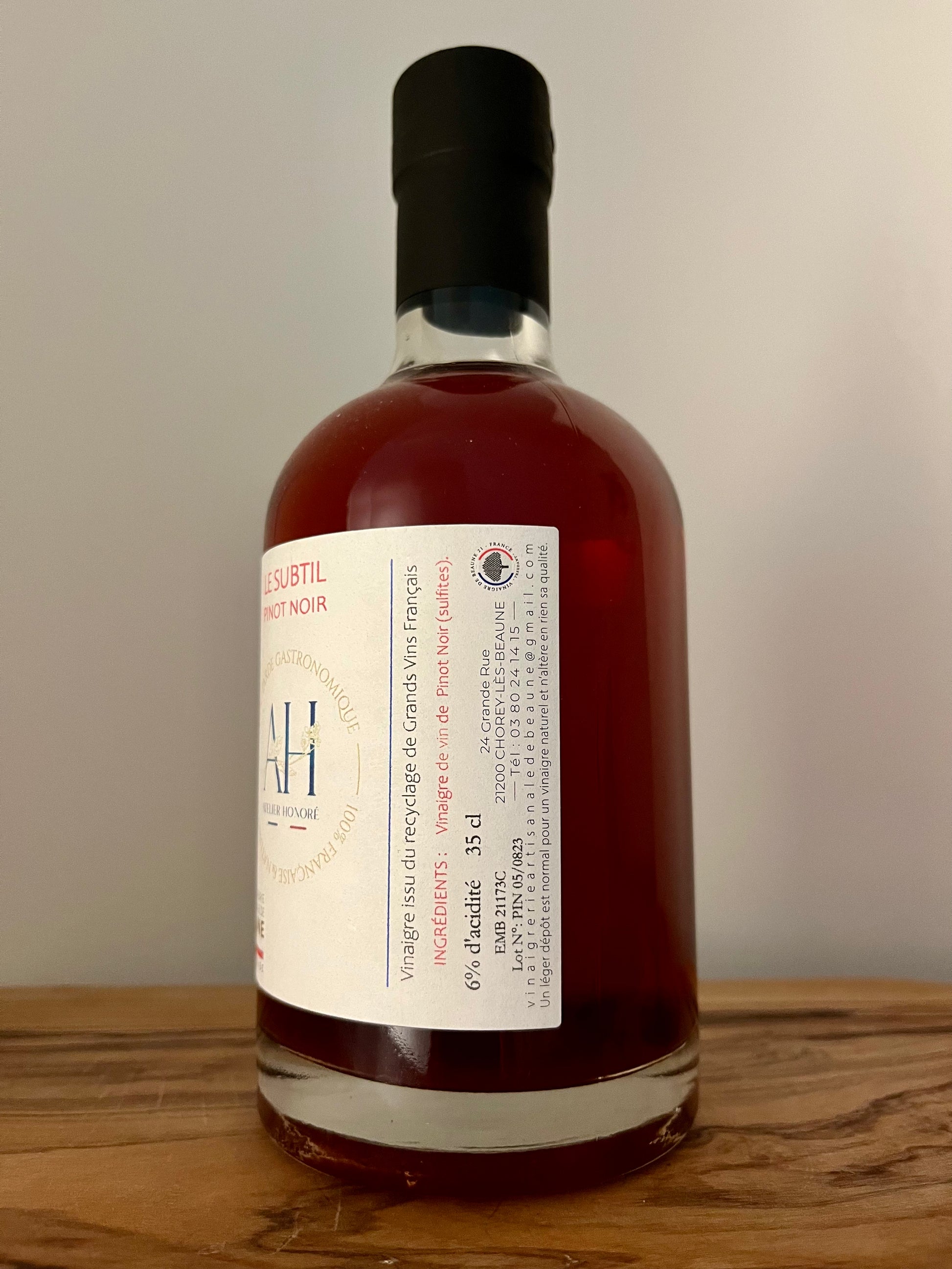 Vinaigre 100 % Pinot Noir